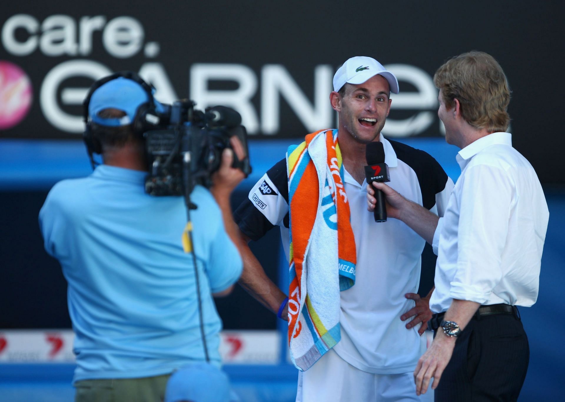 Andy Roddick pictured at the 2009 Australian Open
