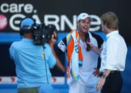 Andy Roddick pictured at the 2009 Australian Open