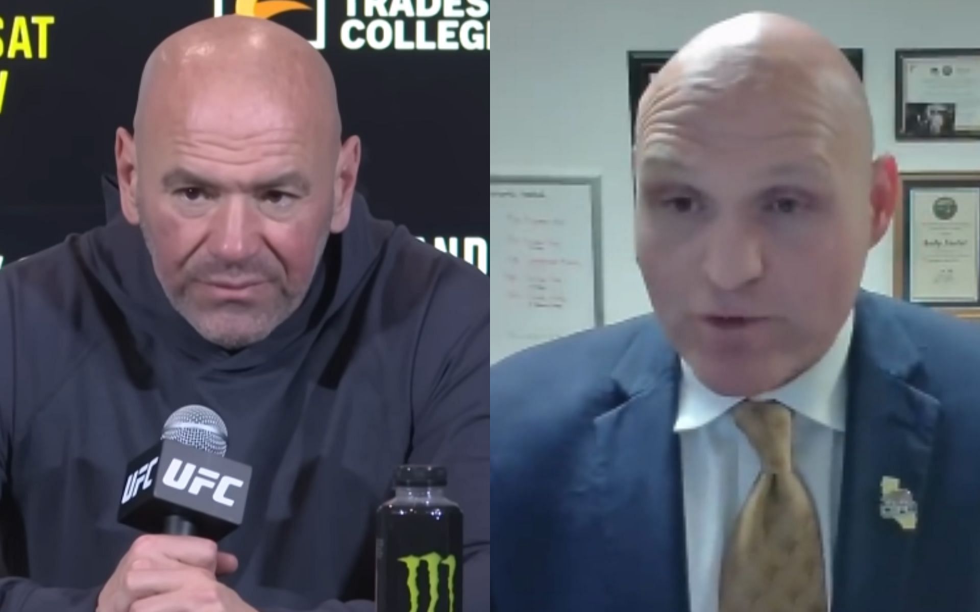 CSAC director Andy Foster [Right] sounded off on UFC