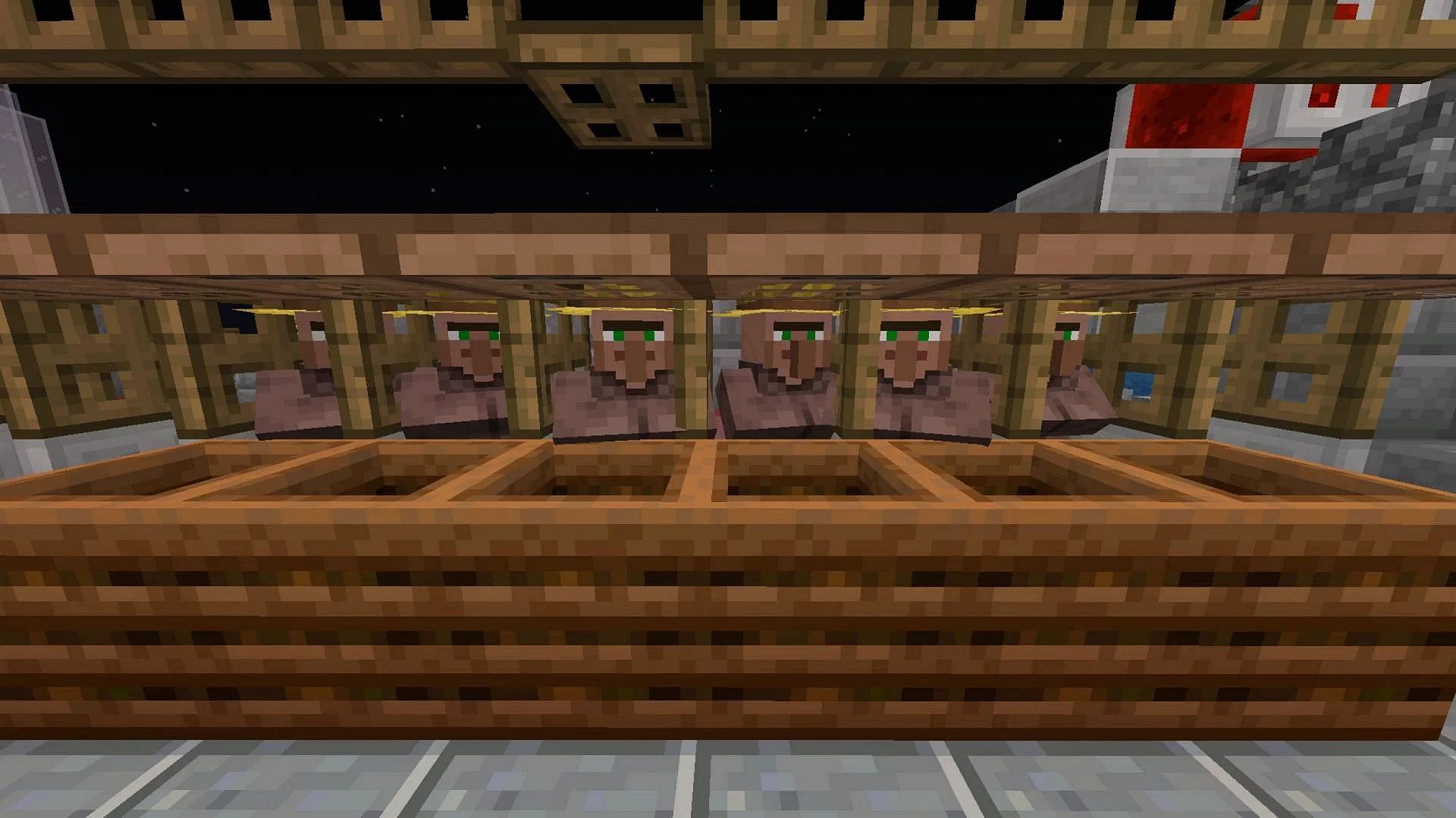 Minecraft villager trading hall designs