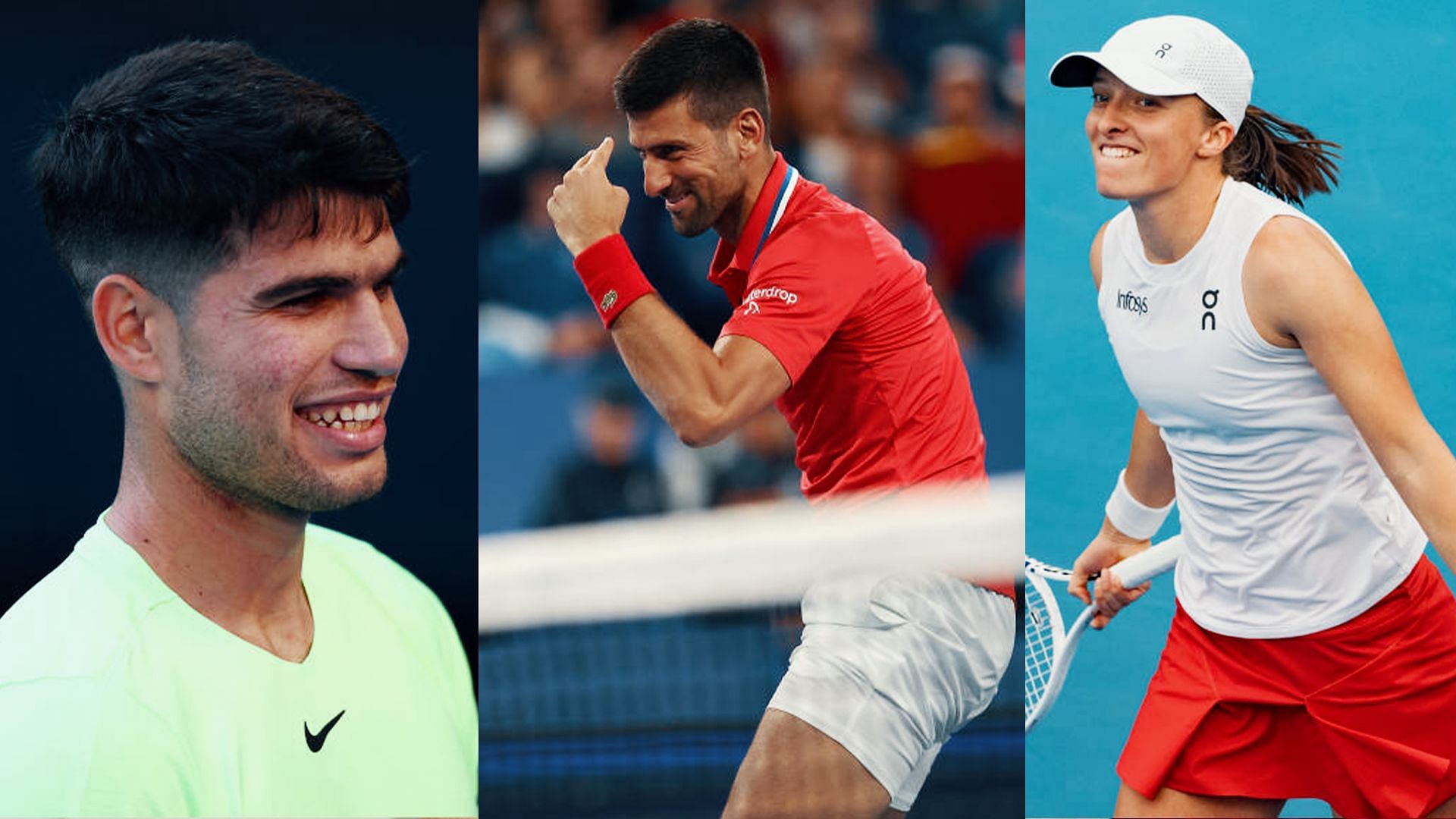 Carlos Alcaraz, Novak Djokovic and Iga Swiatek are among the leading favorites to win the 2024 Australian Open.