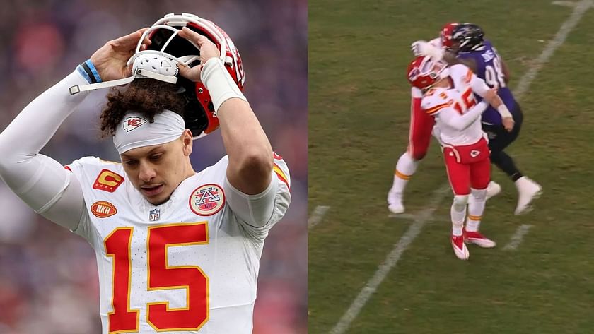 Fans accuse Ravens players of 'playing dirty' after ugly end to first half vs Chiefs in AFC championship game