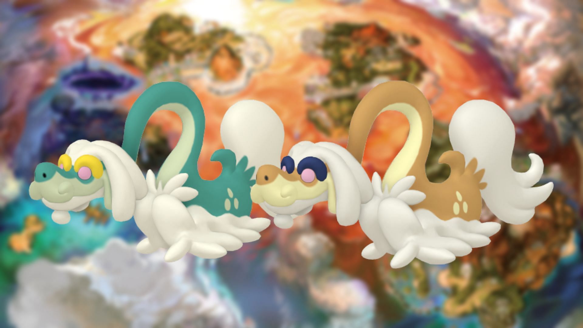 Shiny Drampa will be within reach in Pokemon GO (Image via The Pokemon Company)