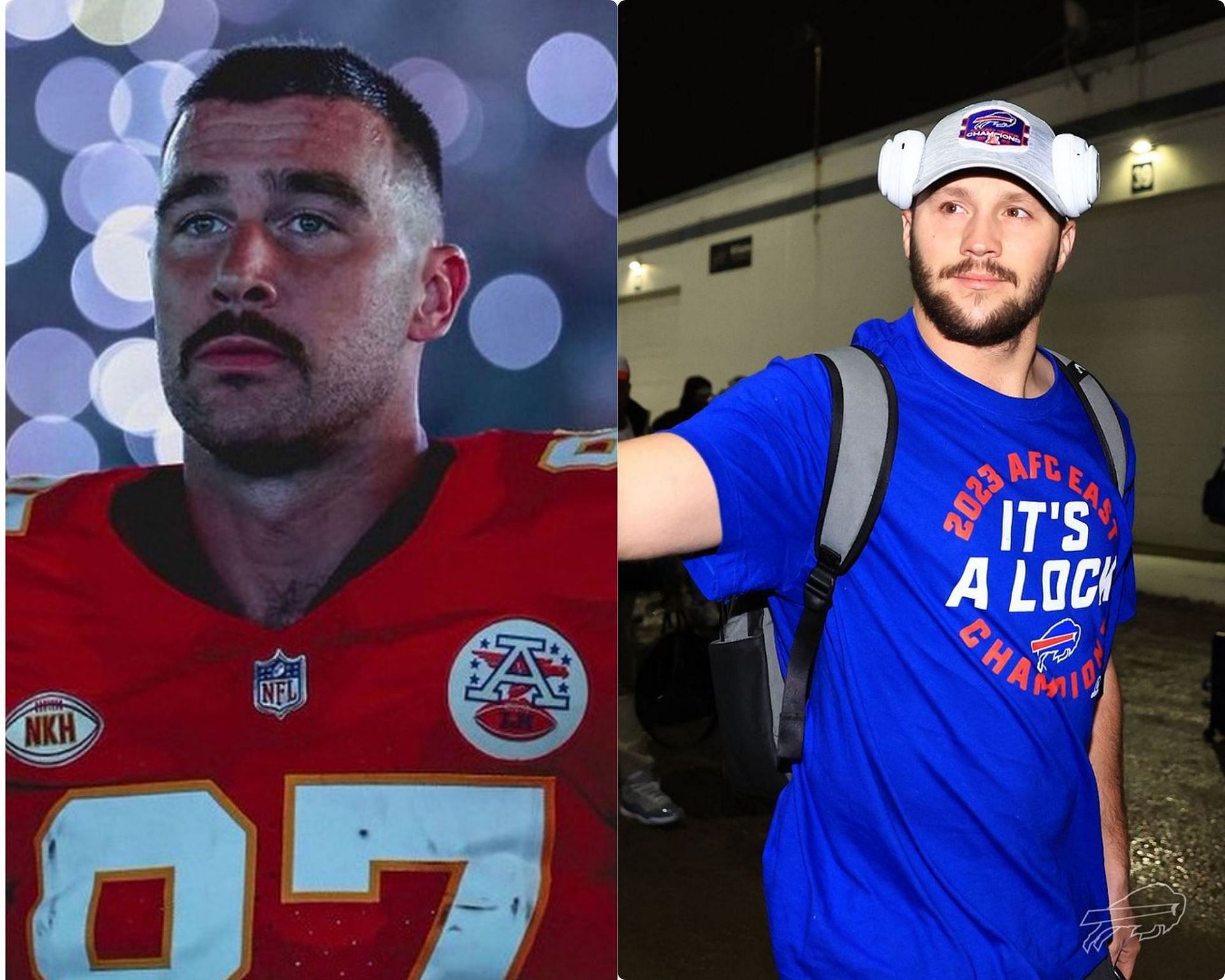 What did Travis Kelce say to Josh Allen after the playoff win? Mic picks up Chiefs TE