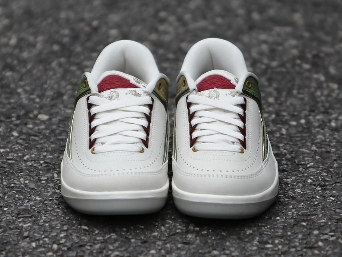 Air Jordan 2 Low &ldquo;Chinese New Year&rdquo; sneakers (Image via Nike)