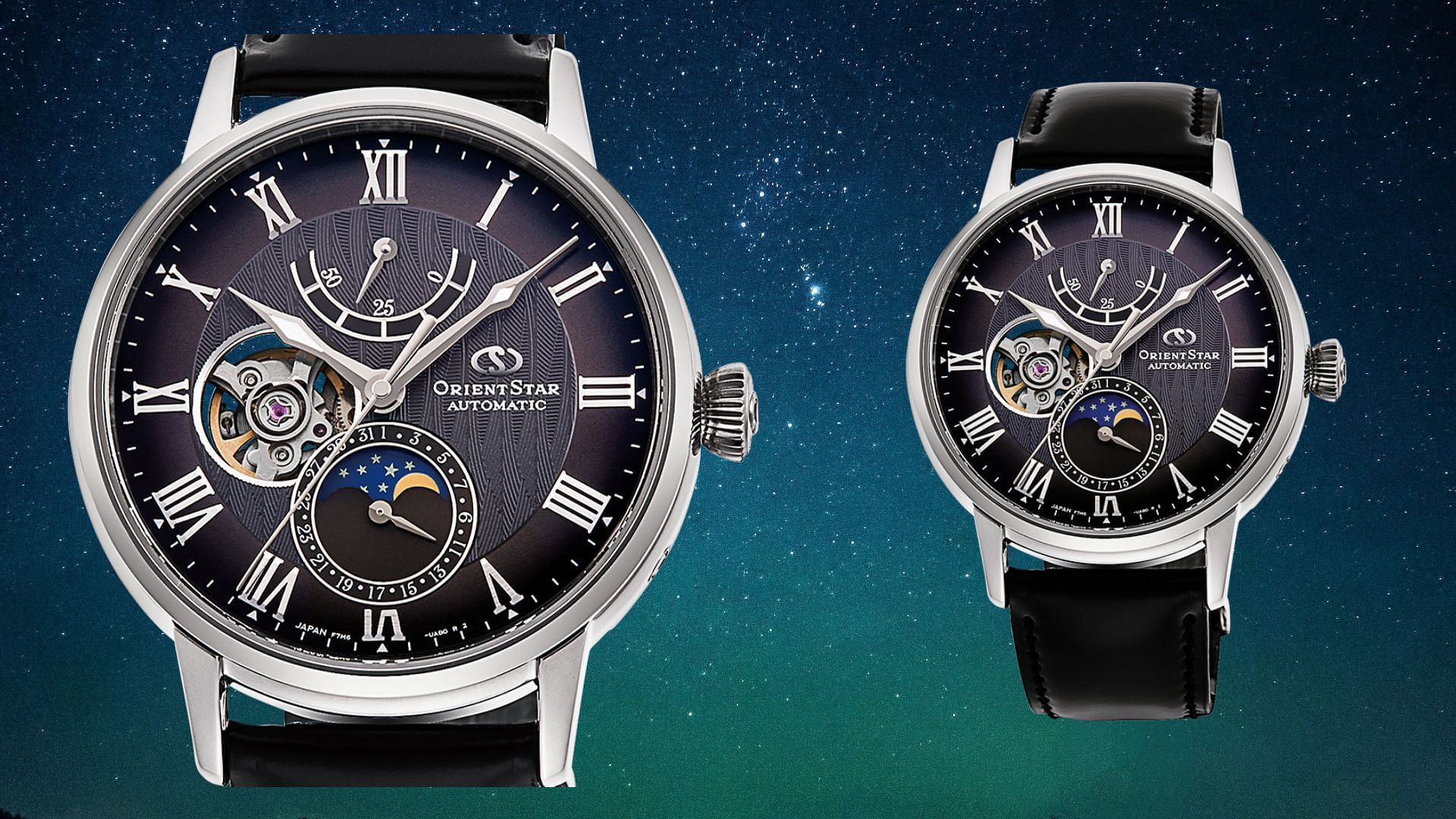 Explore Orient Star Mechanical Moon Phase M45F7 (Image via Orient Star)