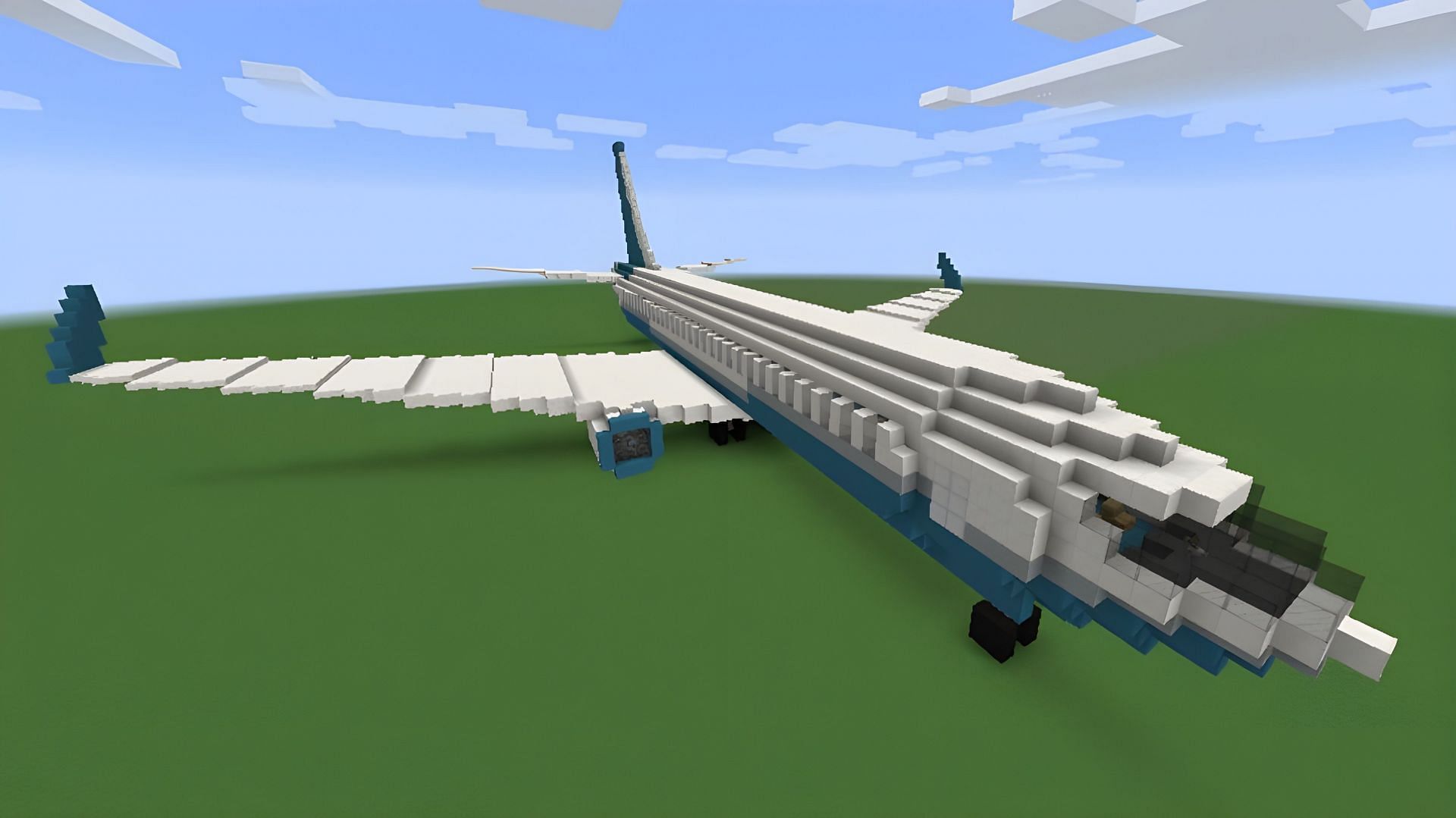 Planes make for incredible builds in Minecraft (Image via Mojang)