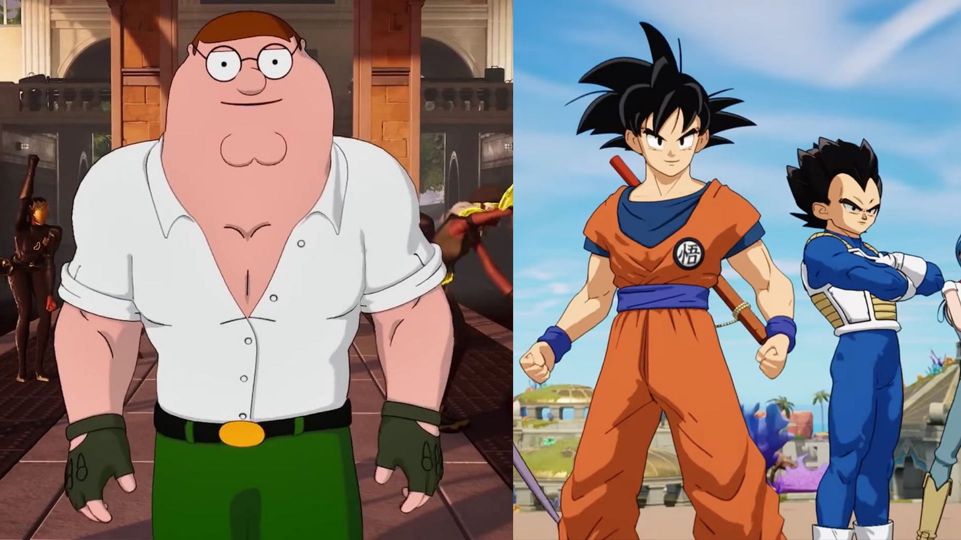 Fortnite community upset that Peter Griffin is more buff than Goku, makes no sense canonically