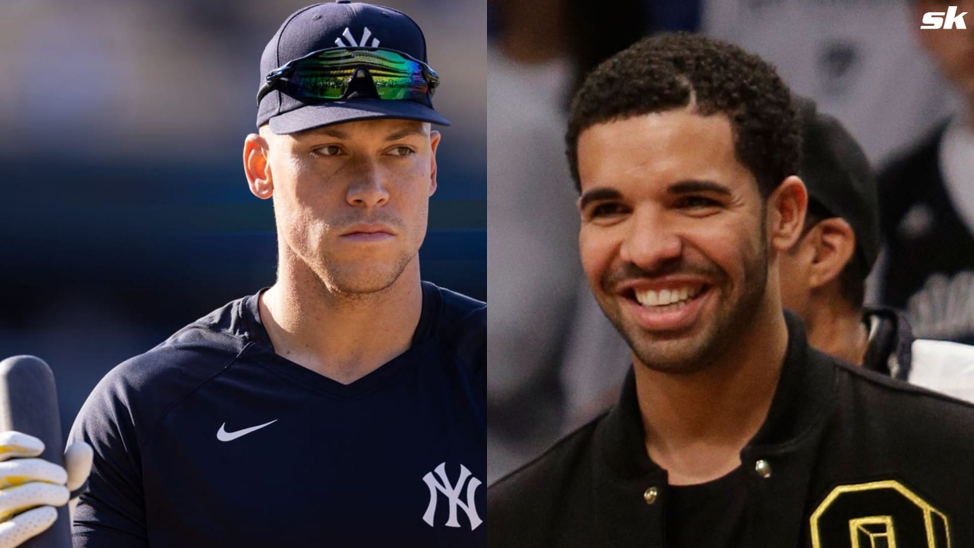 Yankees MVP Aaron Judge joins Drake &amp; Tracy Morgan in a star-studded courtside