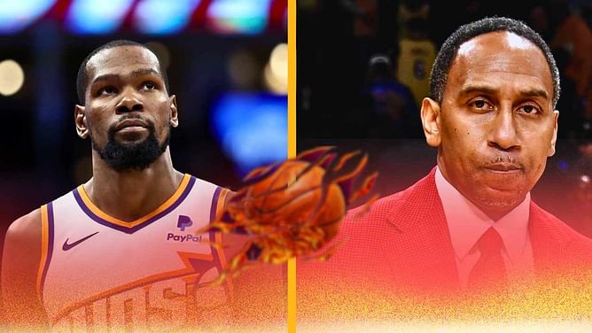 Stephen A. Smith slams Kevin Durant pondering his GOAT status citing LeBron James' milestones