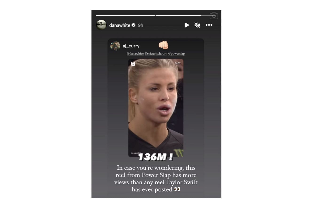 Screenshot via @danawhite on Instagram