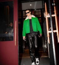 Josh Giddey wearing a Louis Vuitton Jacket