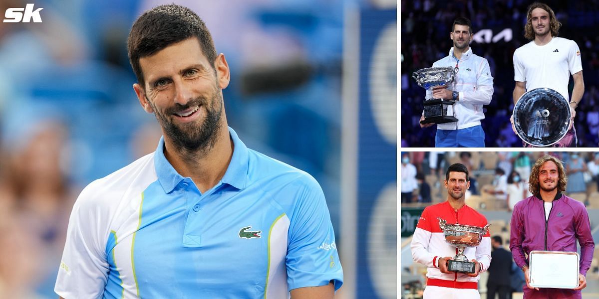 Stefanos Tsitsipas has jokingly called Novak Djokovic a selfish person and blamed him for his lack of Grand Slam titles.