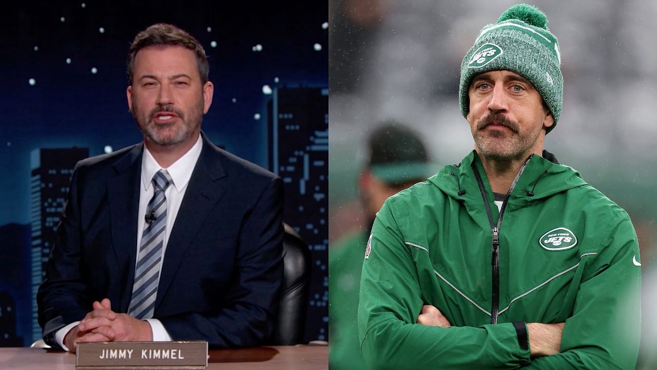 Aaron Rodgers Vs Jimmy Kimmel Beef Revisiting Jets Qbs Long Standing