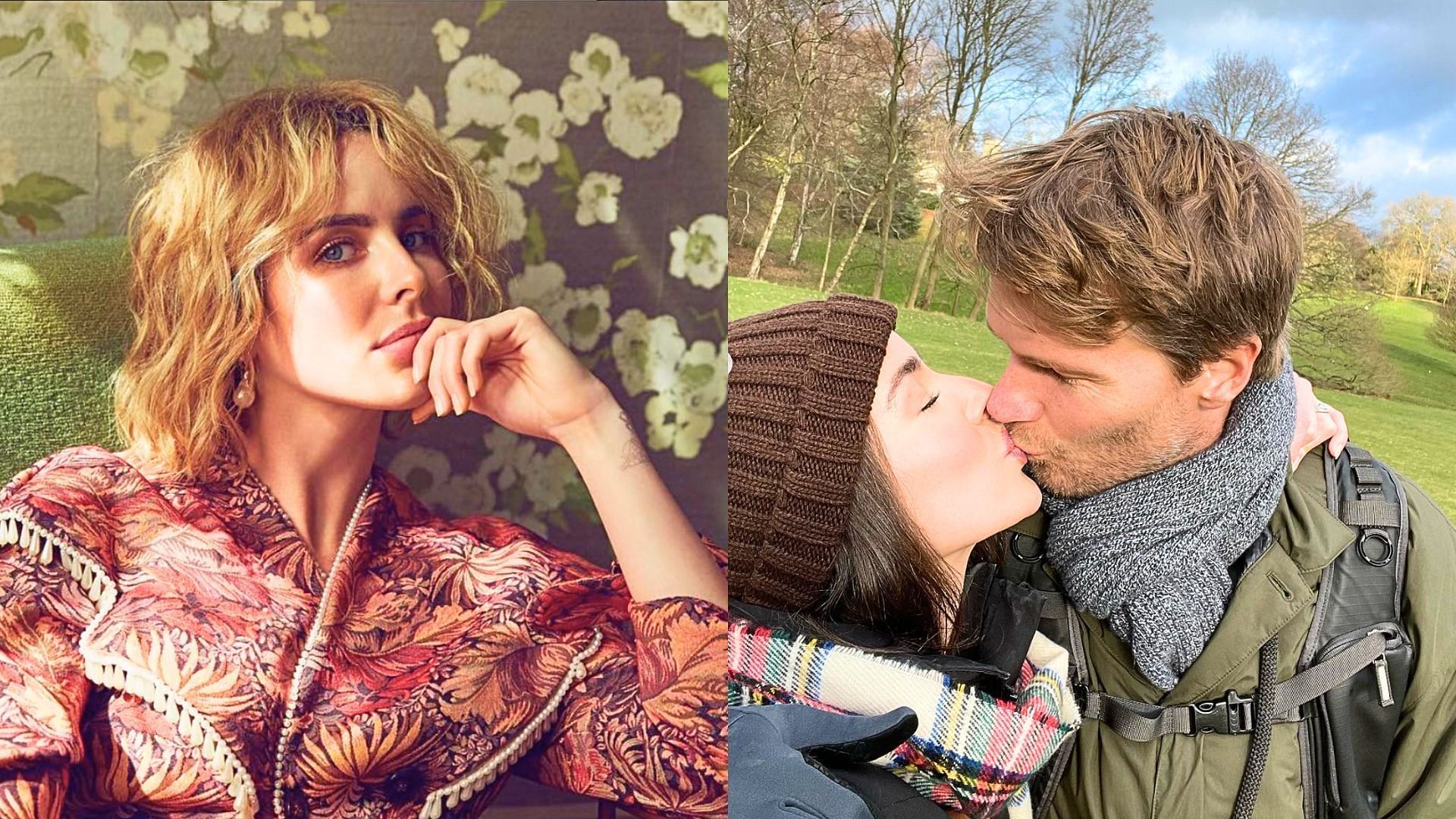 The Bold and the Beautiful actress (L) Ashleigh Brewer (R) gets engaged to Mark Bauch