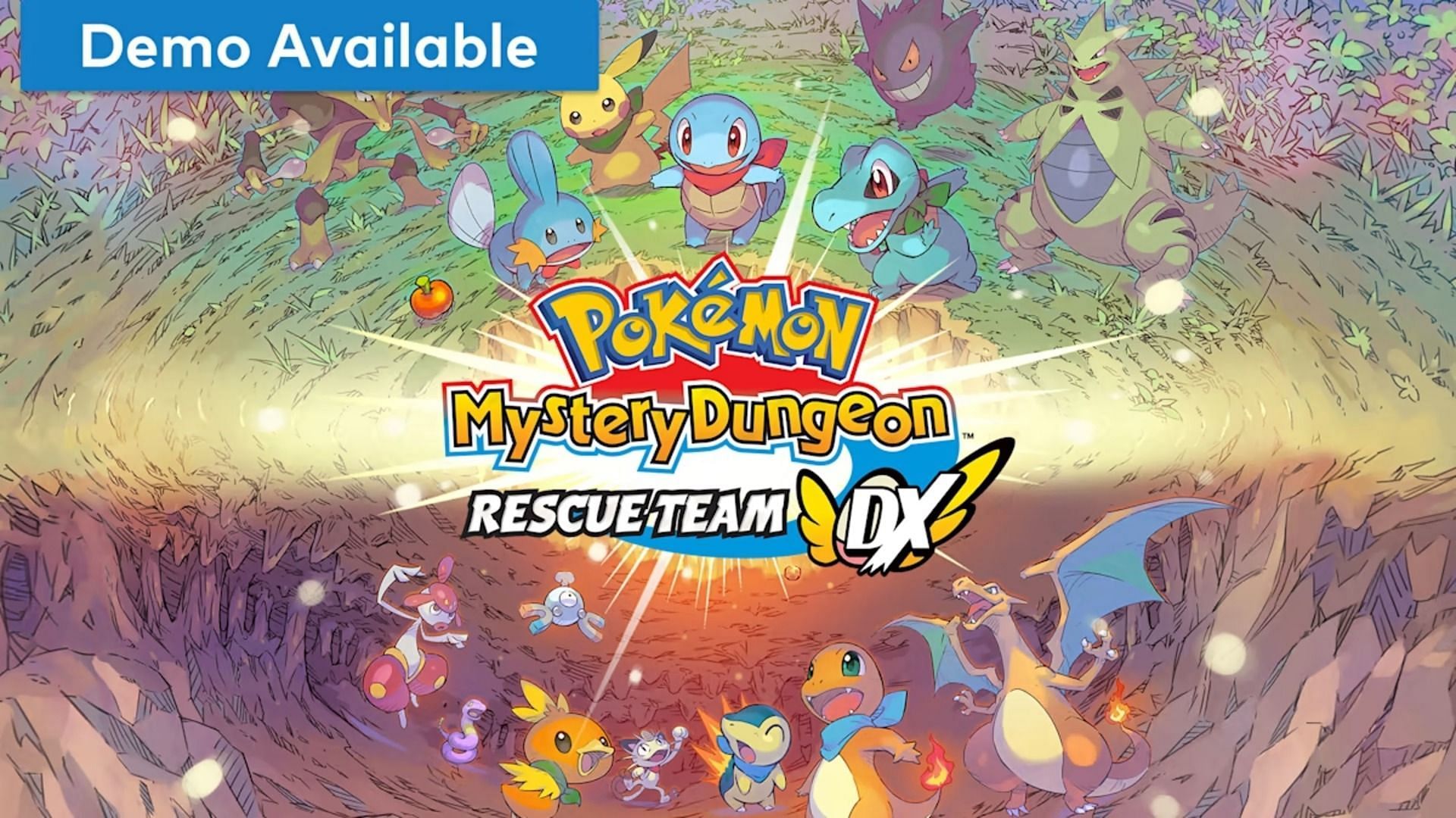 Official artwork for Pokemon Mystery Dungeon: Rescue Team DX (Image via The Pokemon Company)