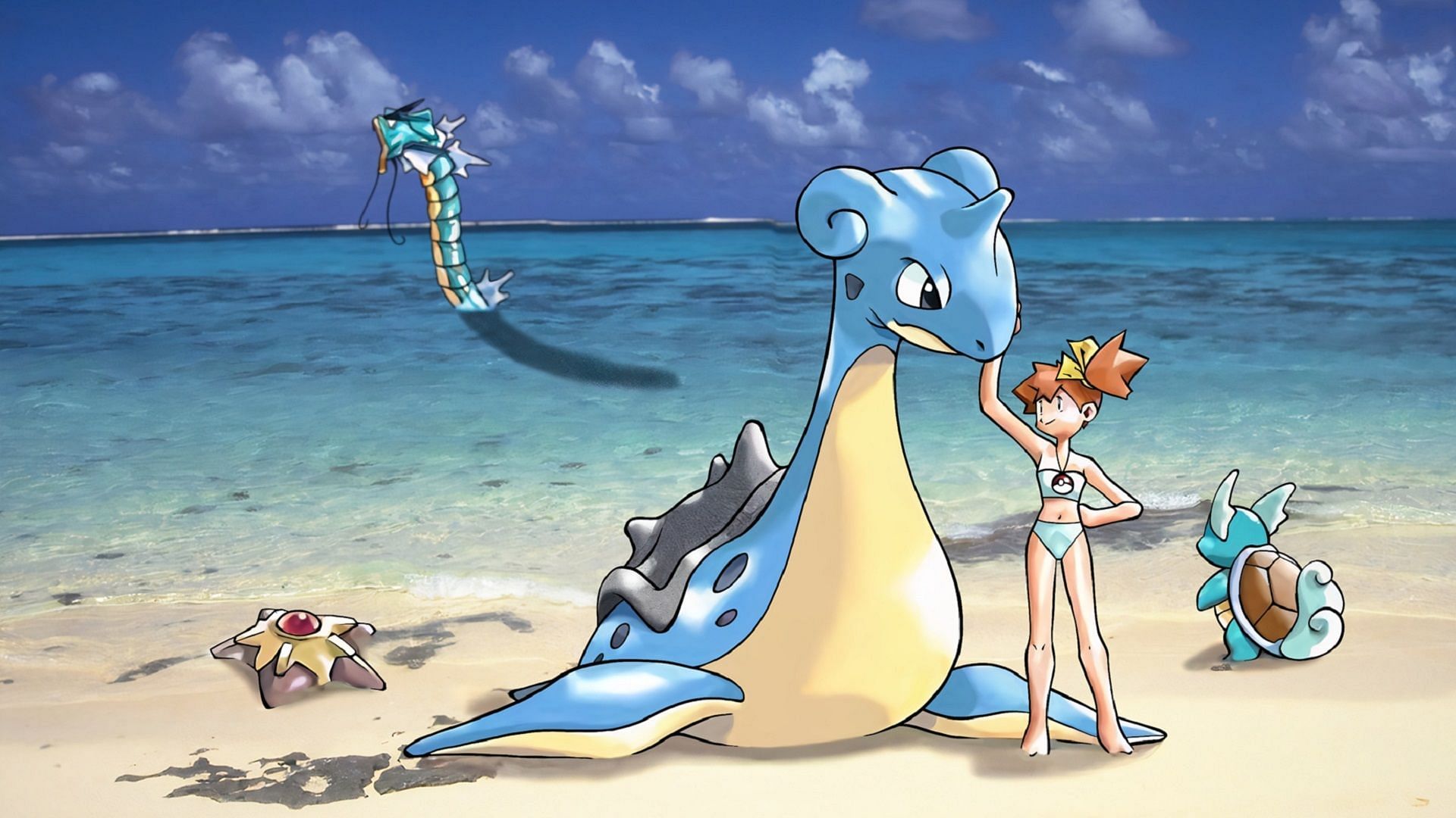 Official art for Lapras by Pokemon Red and Blue artist Ken Sugimori (Image via The Pokemon Company)