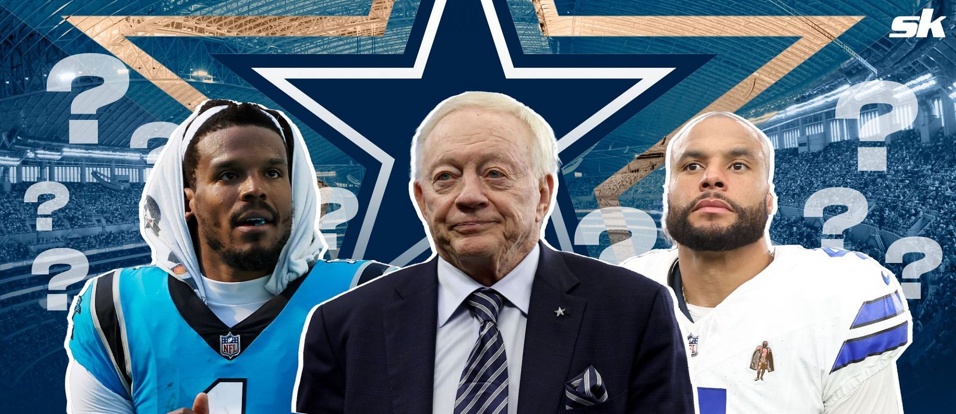 &ldquo;What the f&mdash;k have they done?&rdquo;: Cam Newton takes aim at &lsquo;trigger man&rsquo; Jerry Jones, wants Cowboys stripped of &lsquo;America&rsquo;s Team