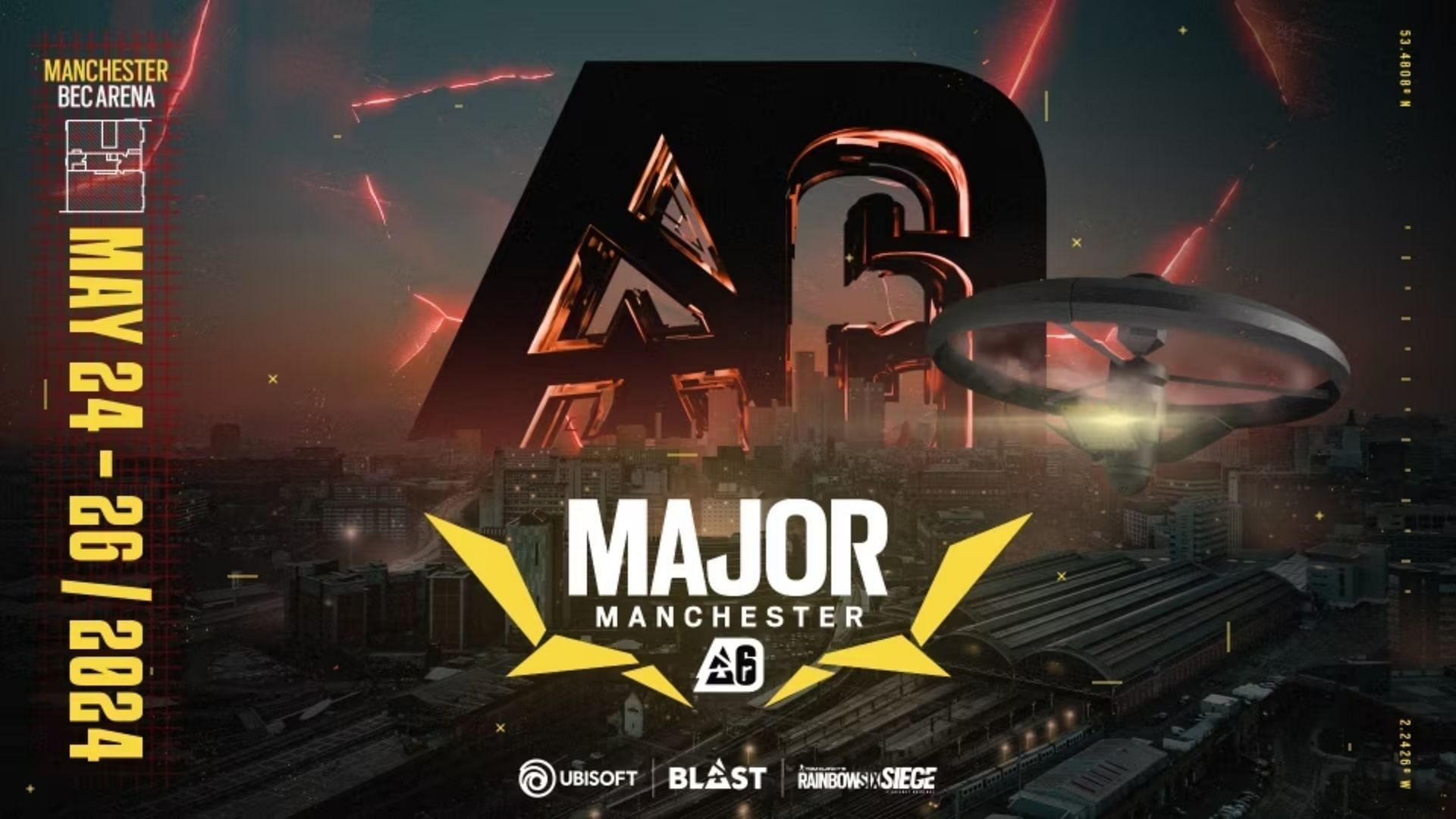 The Blast R6 Major is going to Manchester this year