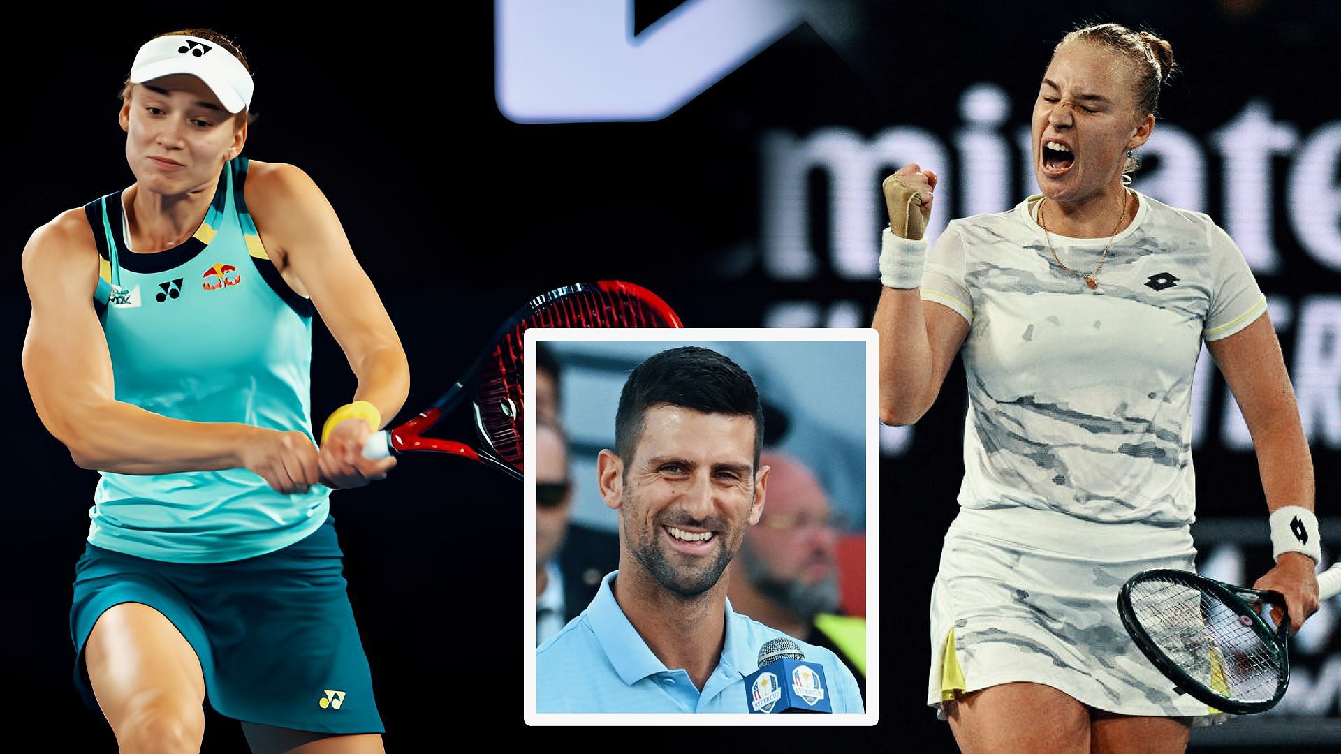 Novak Djokovic shares his thoughts on Elena Rybakina and Anna Blinkova