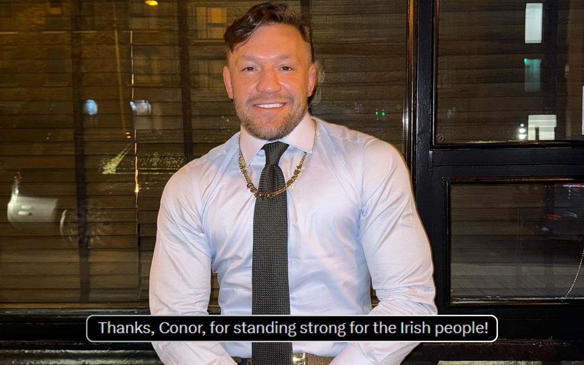 Conor mcgregor shirt outlet and tie