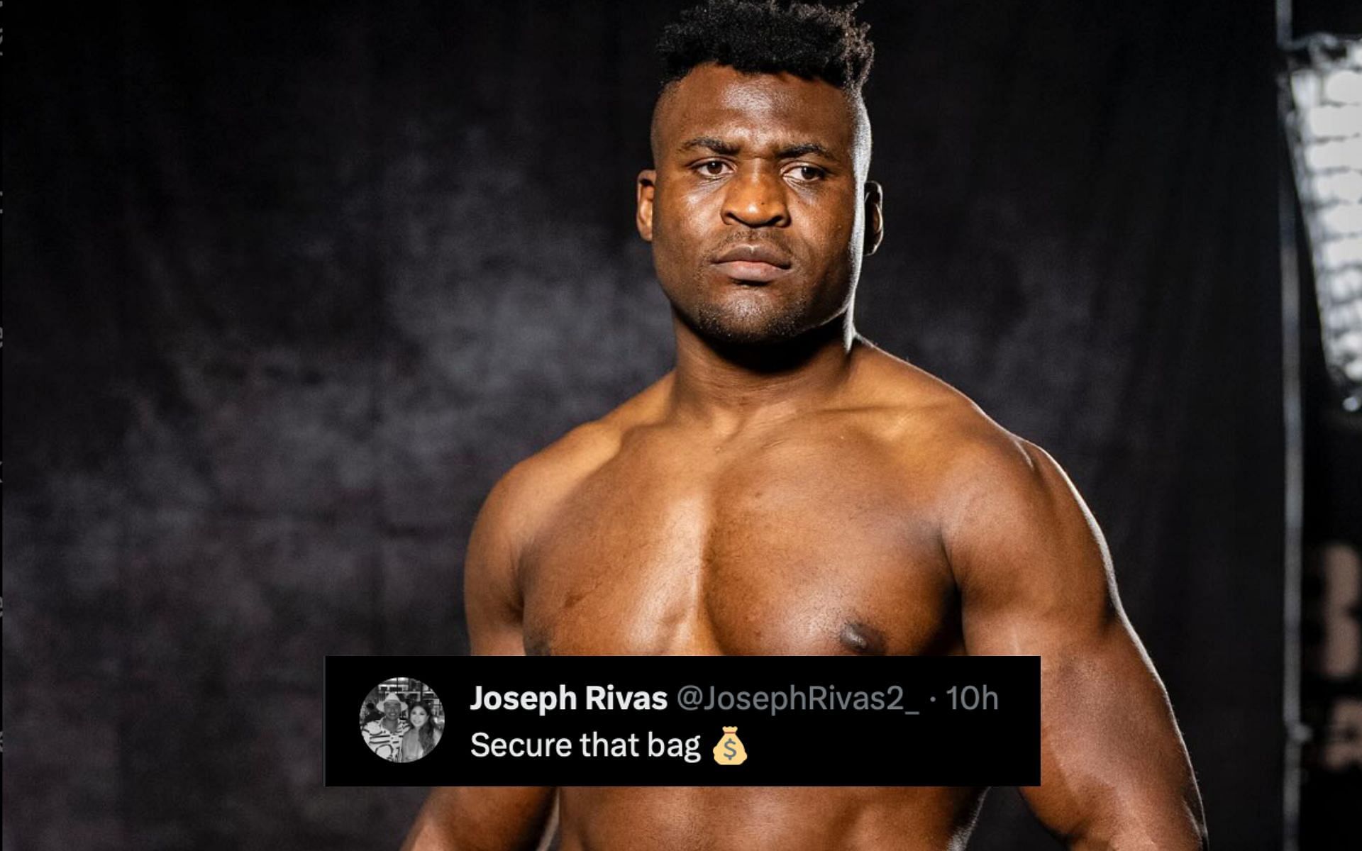 Francis Ngannou set earn insane fight purse [Image via: @francisngannou on Instagram] 