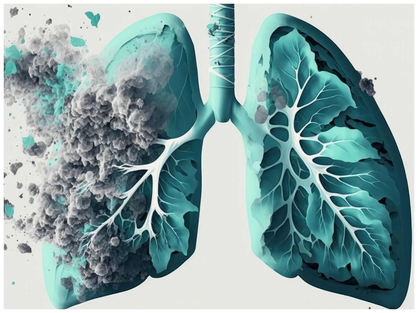 Lung cancer can be reason for rib pain (Image via Vecteezy)