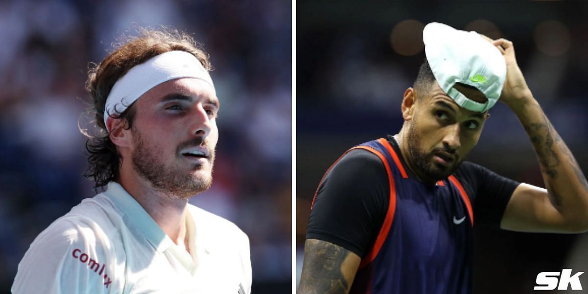 Stefanos Tsitsipas and Nick Kyrgios