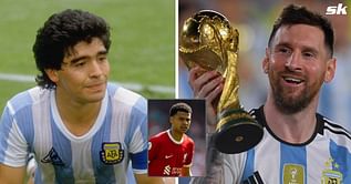 Liverpool forward Cody Gakpo chooses between Lionel Messi and Diego Maradona