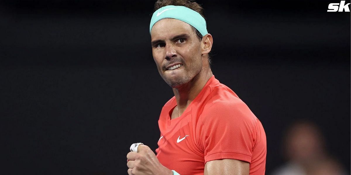 Rafael Nadal contested the 2024 Brisbane International
