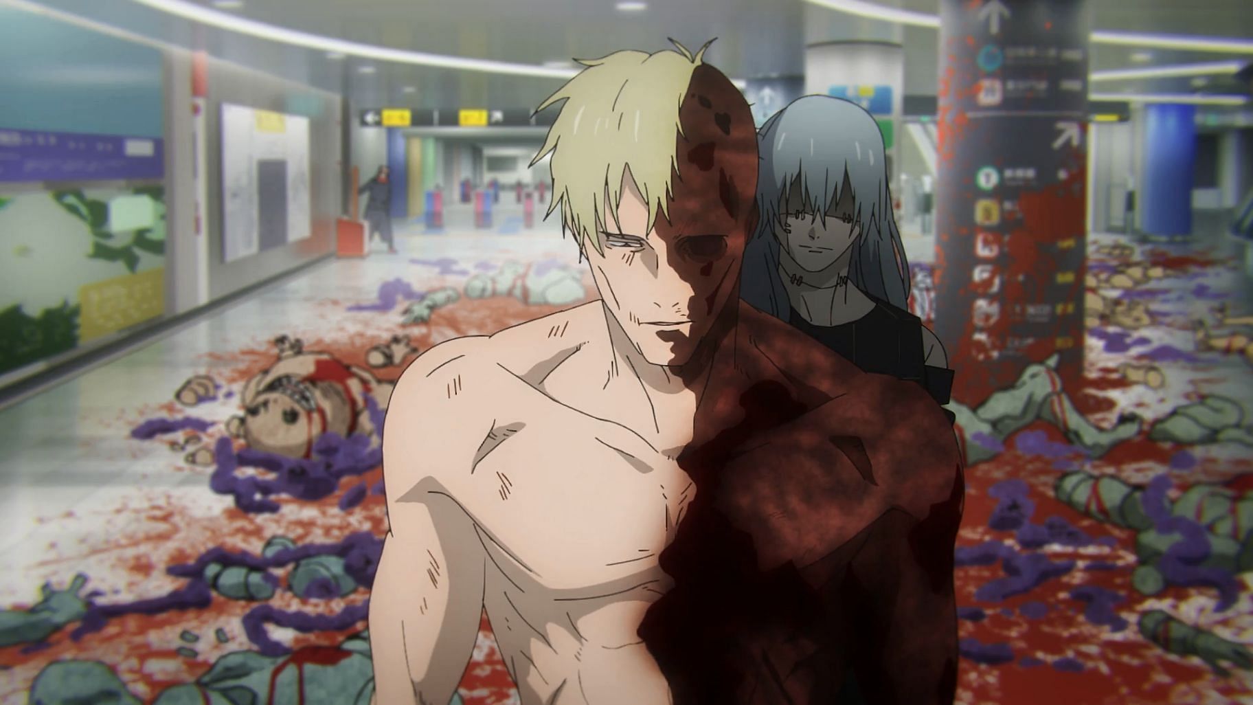 Nanami and Mahito in Jujutsu Kaisen season 2 (Image via MAPPA)