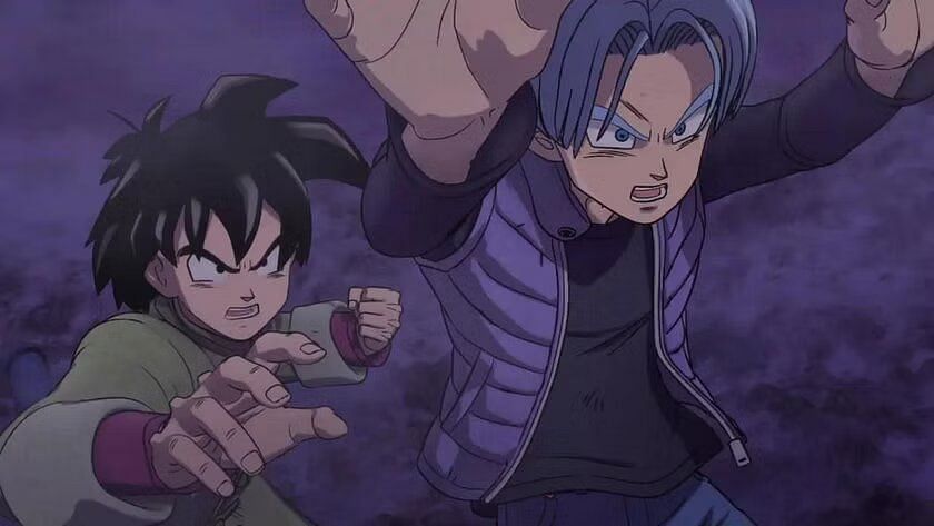 Goten and Trunks in the Super Hero movie (Image via Toei Animation)