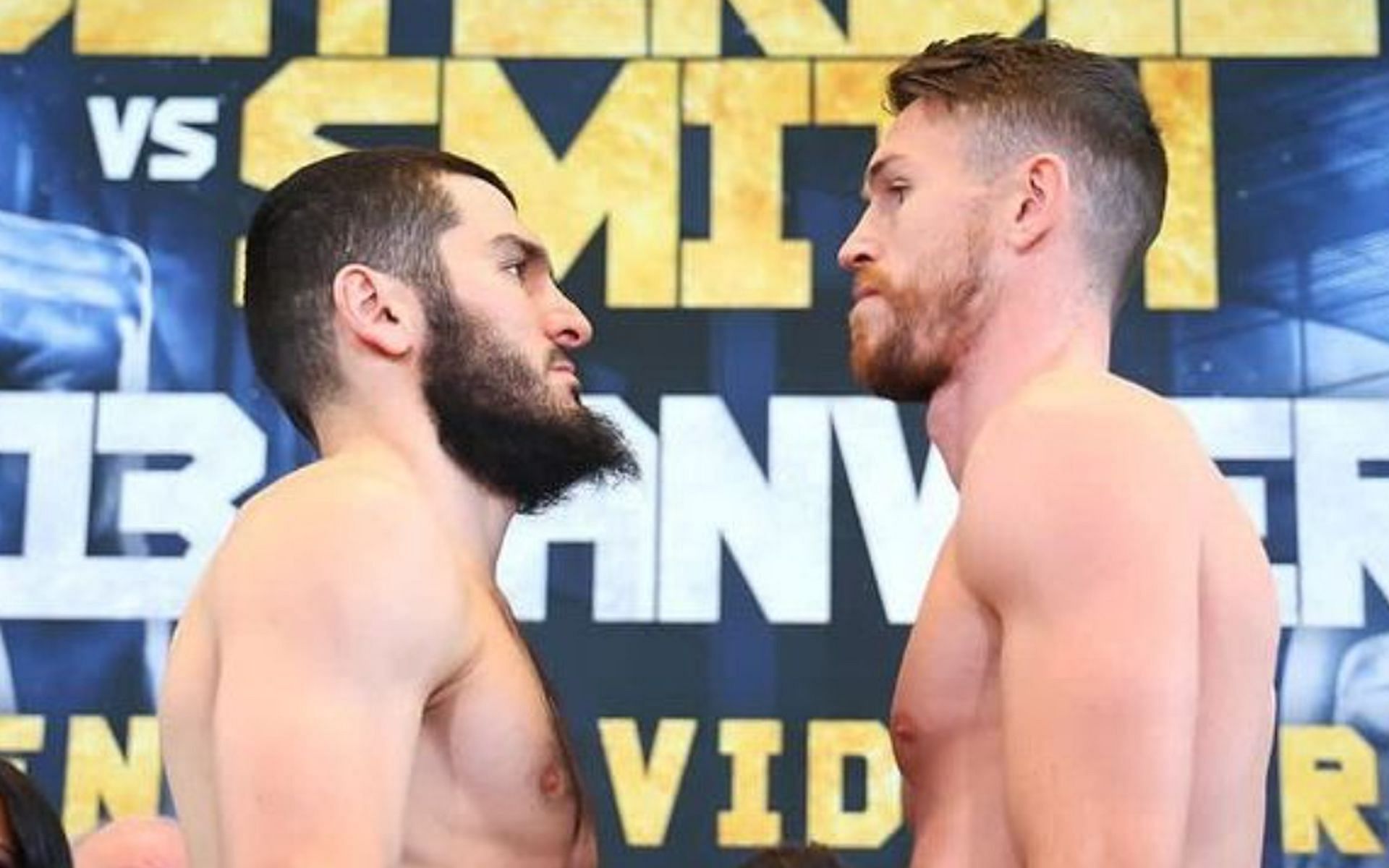 Artur Beterbiev (left) and Callum Smith (right) competed in a highly anticipated title match in the main event (Image Courtesy: @arturbeterbiev Instagram)