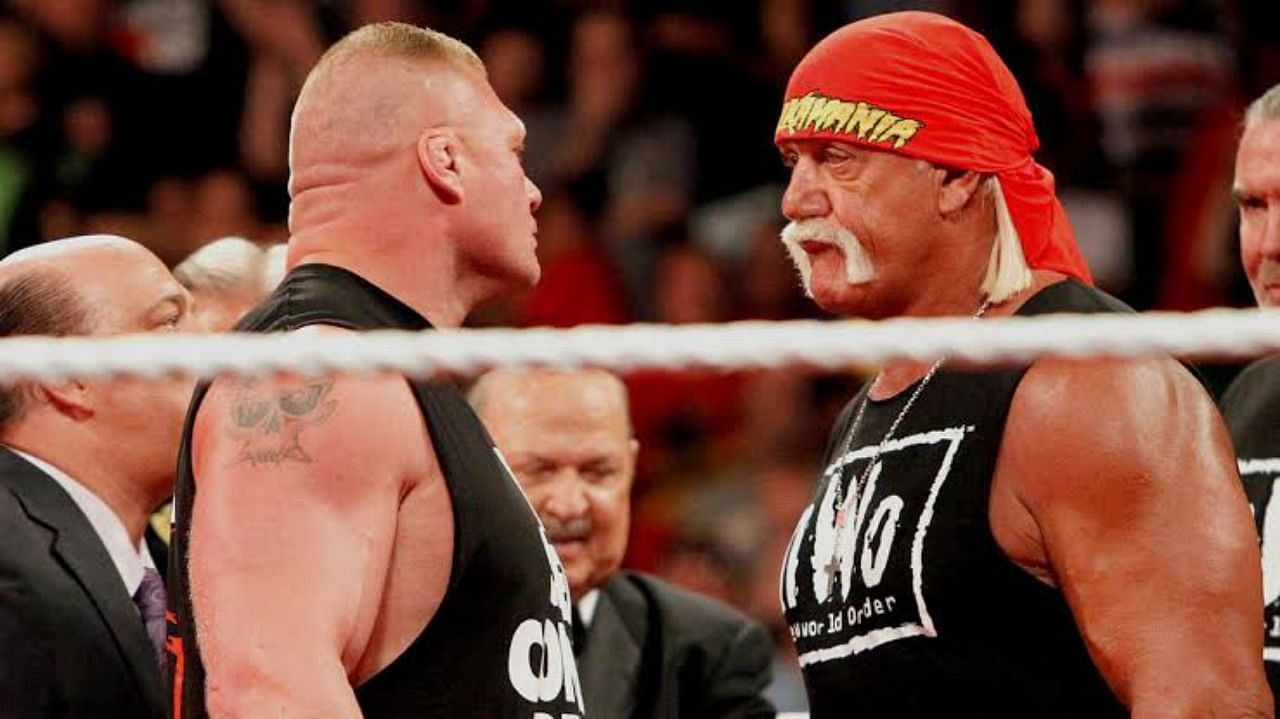 WWE में हल्क होगन vs ब्रॉक लैसनर मैच हो चुका है 
