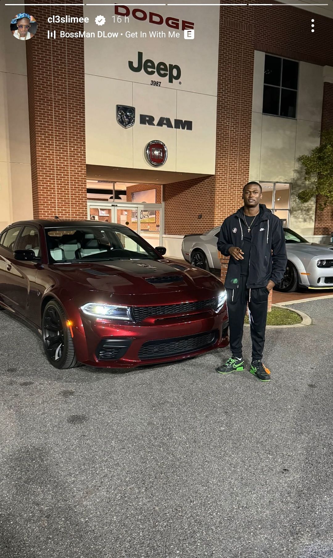 5-star FSU commit Charles Lester III shows off SRT Hellcat worth $90,000  via latest IG post