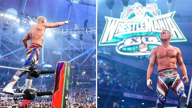 [WATCH] Cody Rhodes shares emotional moment with WWE Hall of Famer and former AEW star after Royal Rumble goes off the air