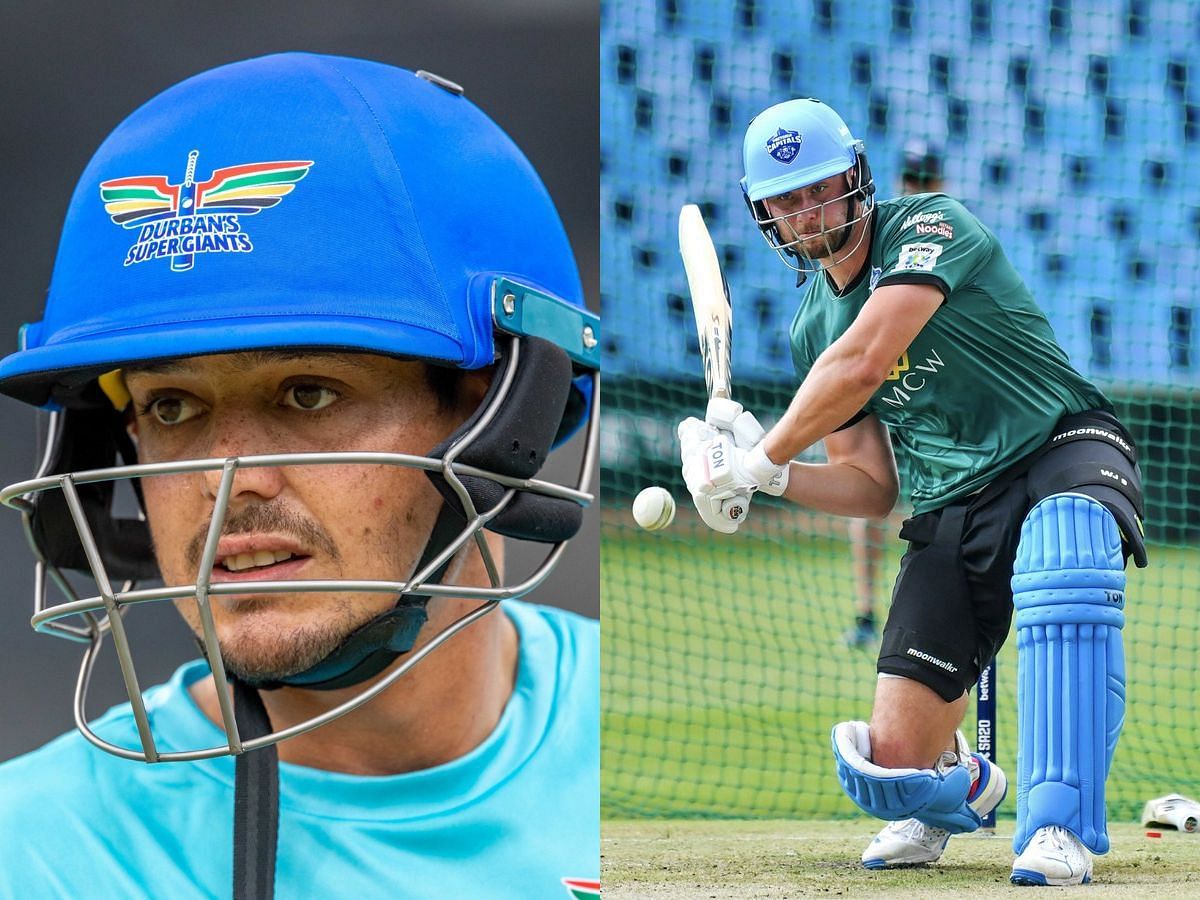 Quinton de Kock and Will Jacks will be in action tonight in Centurion (Picture Credits: X/Lucknow Super Giants, X/Pretoria Capitals).