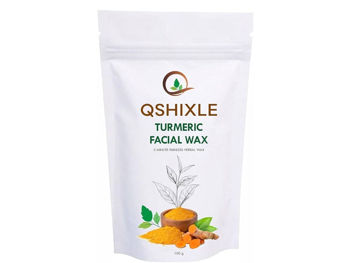 Turmeric Facial Wax Powder from Qshixle (Image via Amazon)