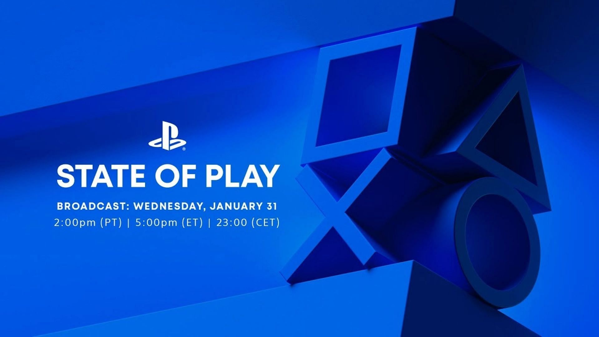 PlayStation State of Play January 2024 announced.