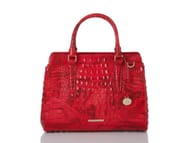 The Small finely leather satchel (Image via Brahmin)