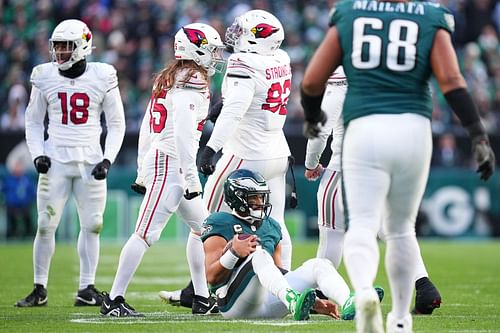 Jalen Hurts during Arizona Cardinals v Philadelphia Eagles