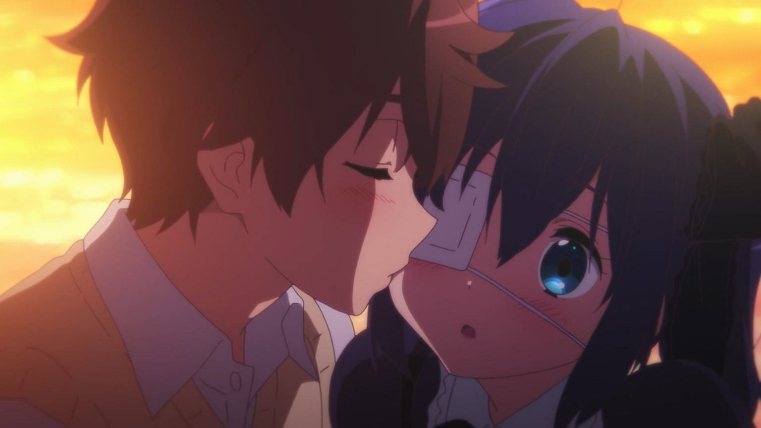Yuuta and Rikka as seen in Love, Chunibyo &amp; Other Delusions (Image via Kyoto Animation)