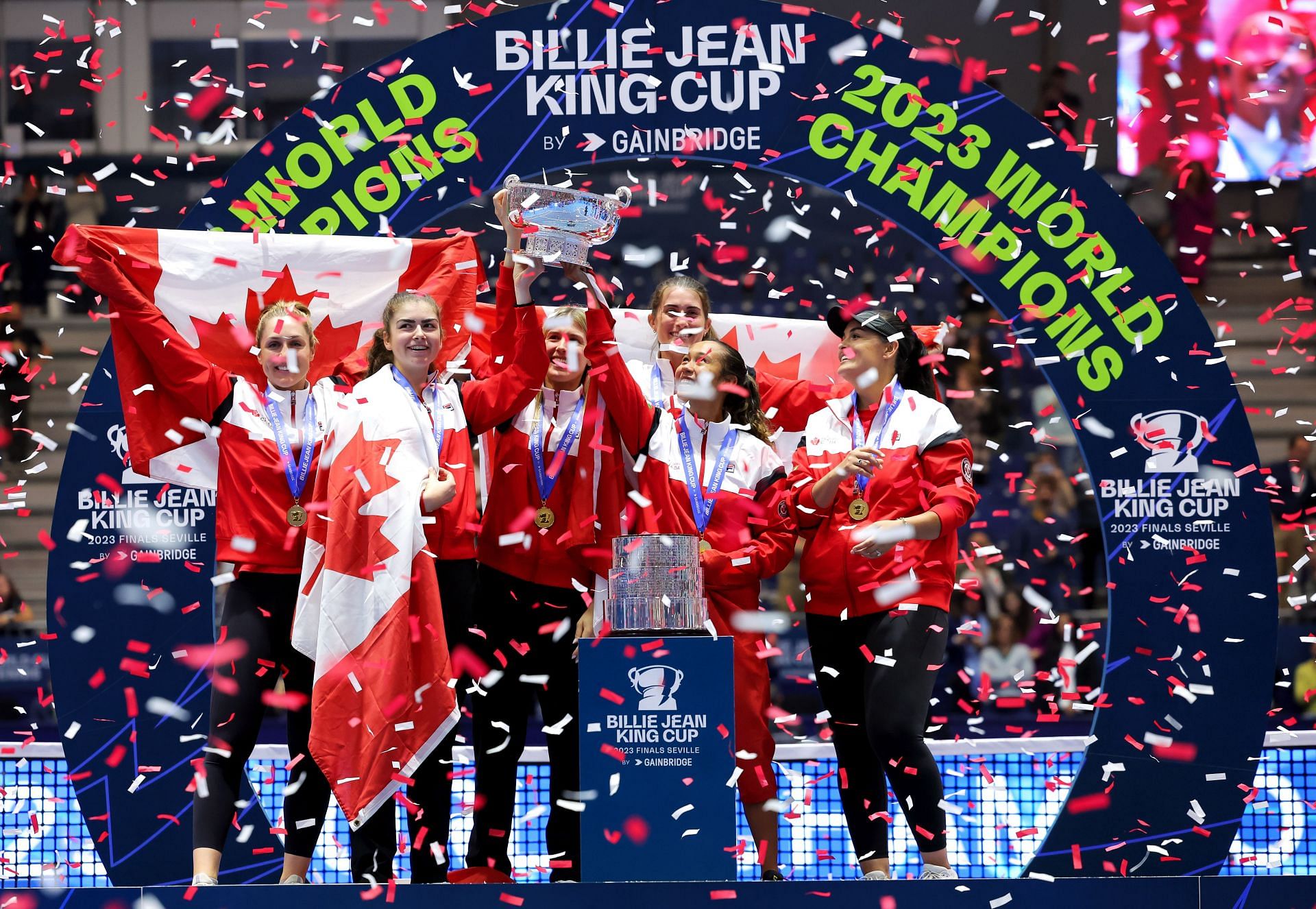 Leylah Fernandez &amp; Team Canada win the Billie Jean King Cup Finals