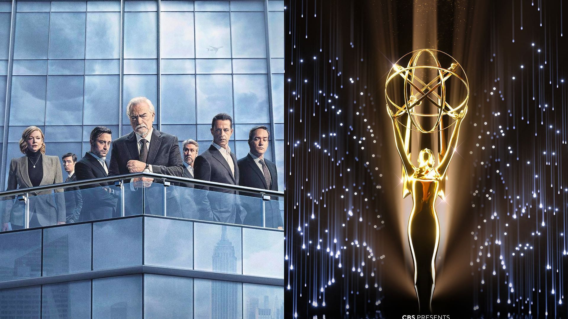 (L) Succession was nominated for 27 (R) Emmy Awards and won six of them (Images via IMDb)