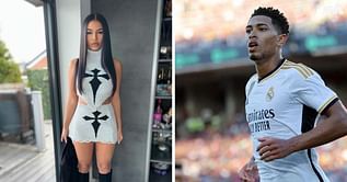 Real Madrid midfielder Jude Bellingham swaps messages with R&B singer Rmarni after meeting her on celebrity dating app Raya