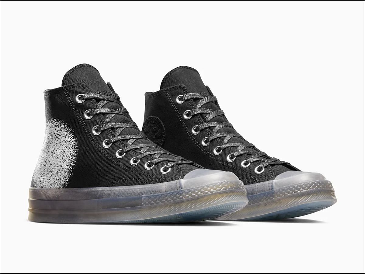 Turnstile x Converse Chuck 70 &ldquo;Blackout&rdquo; sneakers (Image via Converse)