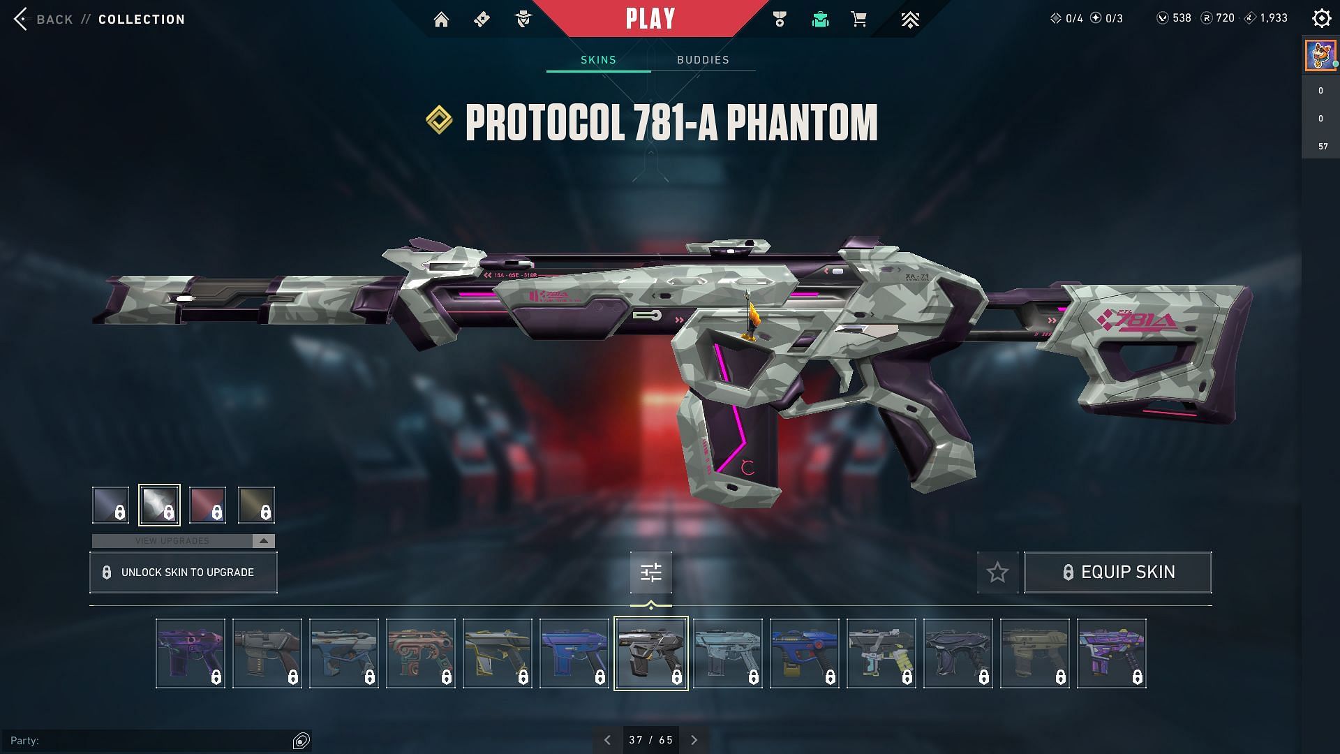 Protocol 781-A Phantom (Image via Riot Games)