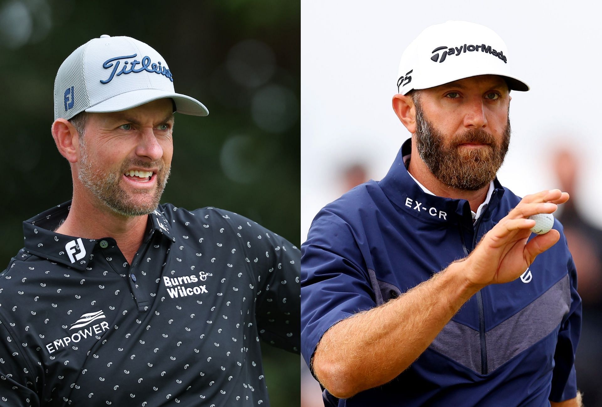 Webb Simpson and Dustin Johnson