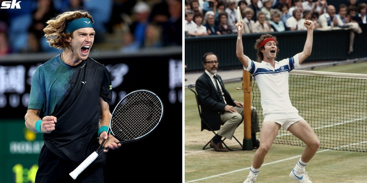 John McEnroe has said that he fully relates to Andrey Rublev and his emotional side.