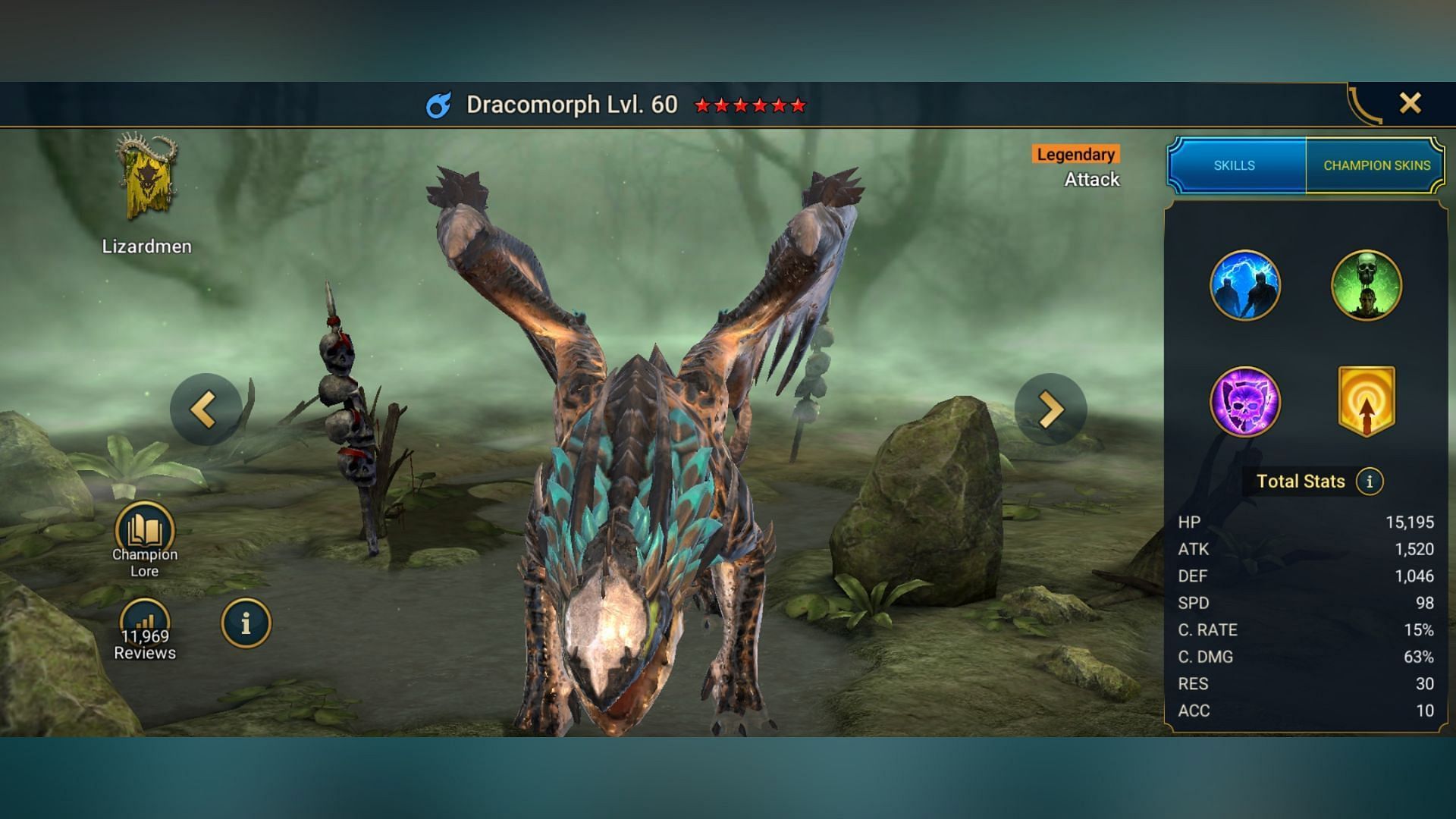 Dracomorph in Raid Shadow Legends (Image via Plarium)